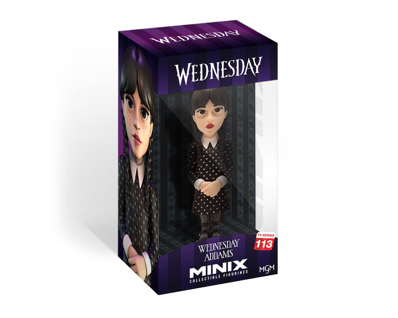 Bandai Minix Wednesday Addams Model, Collectable Wednesday Figure From The Wednesday TV Series, Bandai Minix Wednesday Toys Range, Collect Your Favourite Wednesday Figures From The Series