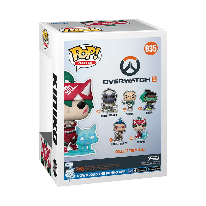 Funko Pop! Games: OverWatch2- Kiriko - Kuriko - Overwatch - Collectable Vinyl Figure - Gift Idea - Official Merchandise - Toys for Kids & Adults - Video Games Fans - Model Figure for Collectors