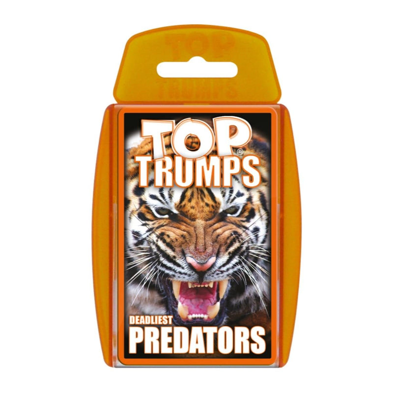 Deadliest Predators Top Trumps Card Game for 3 years +