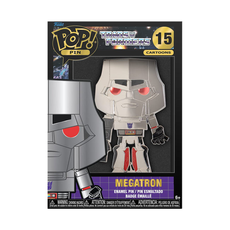 Funko Loungefly Large POP! Enamel Pin - Megatron - TRANSFORMERS: MEGATRON - Transformers Enamel Pins - Cute Collectable Novelty Brooch - for Backpacks & Bags - Gift Idea - Official Merchandise