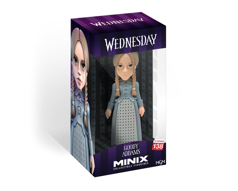 MINIX Bandai Goody Addams Model | Collectable Goody Figure from the Wednesday TV Series | Bandai Wednesday Toys Range | Collect Your Favourite Wednesday Figures From The Series