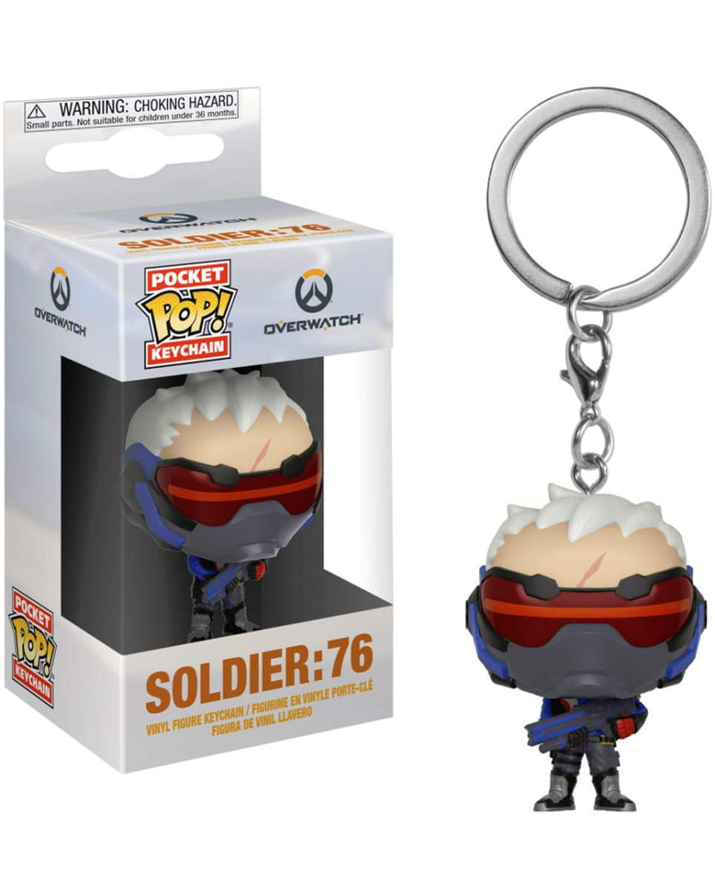 Funko Overwatch Soldier 76 Keyring Pocket POP