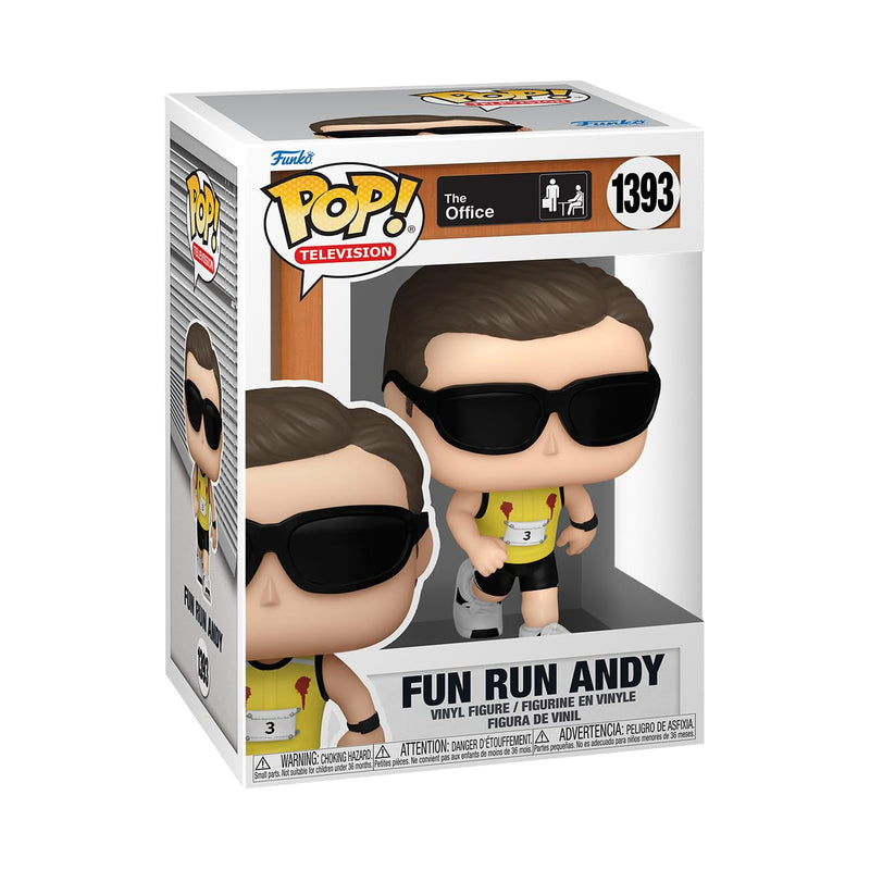 Funko POP! TV: the Office - Fun Run Andy Bernard - Collectable Vinyl Figure - Gift Idea - Official Merchandise - Toys for Kids & Adults - TV Fans - Model Figure for Collectors and Display