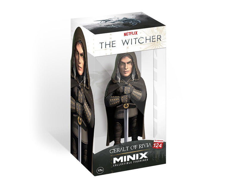 MINIX Bandai The Witcher Geralt The Witcher Model | Collectable Geralt Of Rivia Figure | Bandai The Witcher Toys Range | Collect Your Favourite Witcher Figures | The Witcher Merchandise