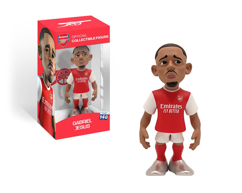 MINIX Bandai Arsenal Gabriel Jesus Model, Collectable Gabriel Jesus Figure In Arsenal Shirt, Bandai Football Toys Range, Collect Your Favourite Football Figures And Teams