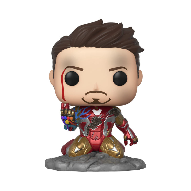 Funko POP! Marvel: Marvel Avengers Endgame - I Am Iron Man - Metallic - Glow In the Dark - Collectable Vinyl Figure - Gift Idea - Official Merchandise - Toys for Kids & Adults - Movies Fans