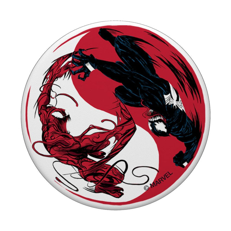 Marvel Venom: Let There Be Carnage Yin Yang PopSockets Swappable PopGrip