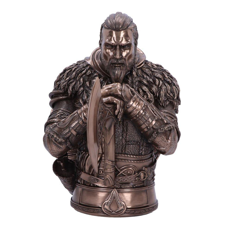 Nemesis Now Assassin's Creed Valhalla Eivor Bust, 31cm, Resin, Bronze, Officially Licensed Assassin's Creed Merchandise, Eivor Bust, Cast in the Finest Resin, Expertly Finished in Bronze