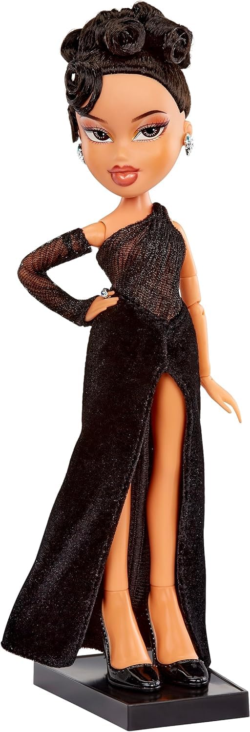 Bratz x Kylie Jenner - Night Fashion Doll - Collectible Doll with Evening Gown, Pet Dog, and Poster - For Kids and Collectors Ages 6+ Years