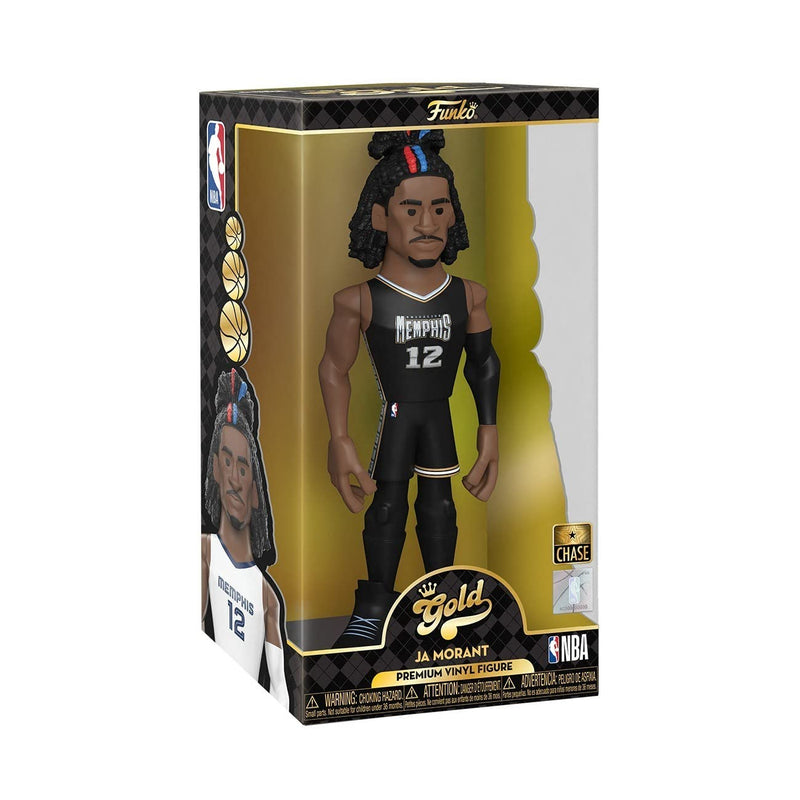 Funko Vinyl Gold 12": NBA - Ja Morant - 1/6 Odds for Rare Chase Variant - Collectable Vinyl Action Figure - Birthday Gift Idea - Official Merchandise - Ideal Toy for Sports Fans - for Your Collection