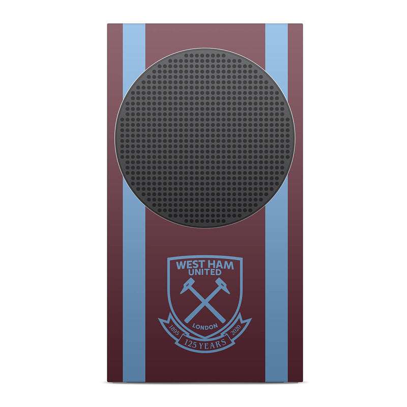 Head Case Designs Officially Licensed West Ham United FC Jersey 2020/21 Home Kit Vinyl Sticker Gaming Skin Decal Cover Compatible With Xbox Series S Console and Controller Bundle