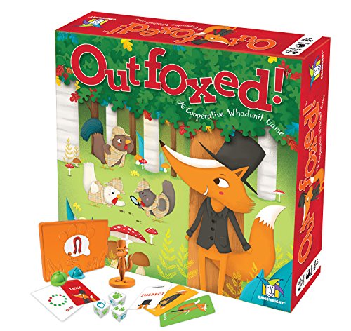 Gamewright | Outfoxed! Game | Board Game | Ages 5+ | 2-4 Players | 20 Minutes Playing Time