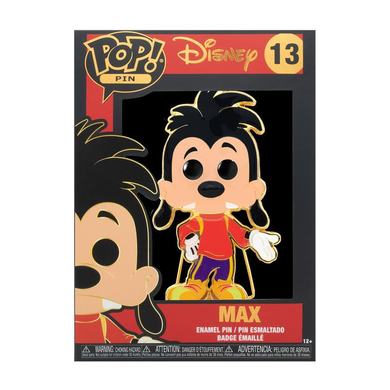 Funko Enamel Pins: Disney - Max - Goofy - Cute Collectable Novelty Brooch - for Backpacks & Bags - Gift Idea - Official Merchandise - TV Fans