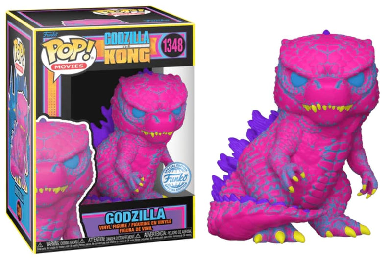 Funko POP! Movies: Godzilla V Kong - Godzilla - Blacklight - Godzilla Vs Kong - Amazon Exclusive - Collectable Vinyl Figure - Gift Idea - Official Merchandise - Toys For Kids & Adults - Movies Fans