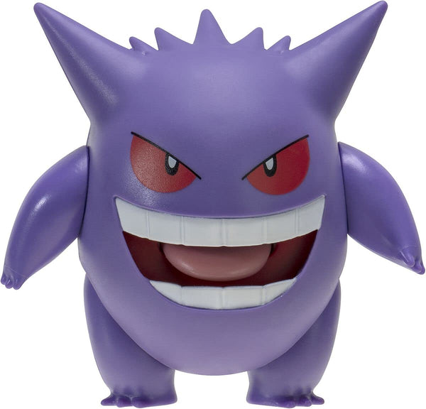 Pokemon Battle Figure Gengar 11 Cm with Dynamic Features – Officially licensed Pokemon Toys 2024