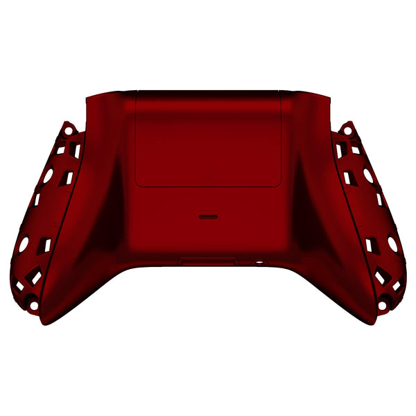 eXtremeRate Custom Back Cover Shell for Xbox Core Wireless Controller, Scarlet Red Replacement Controller Battery Cover & Bottom Shell for Xbox Series X & S Controller [Controller NOT Included]