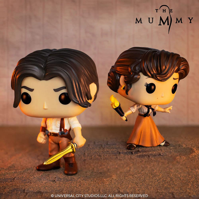 Funko POP! Movies: the Mummy-Rick O'Connell Franchise Vinyl - the Mummy Franchise - Collectable Vinyl Figure - Gift Idea - Official Merchandise - Toys for Kids & Adults - Movies Fans