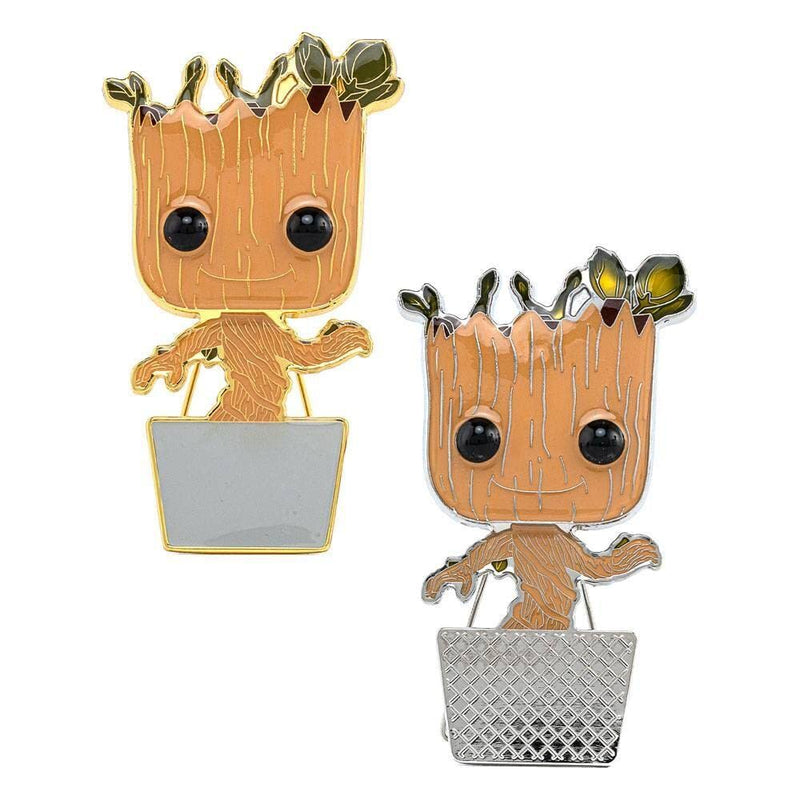 Funko Enamel Pin: Baby Groot - 1/6 Odds for Rare Chase Variant - Guardians Of the Galaxy Enamel Pins - Cute Collectable Novelty Brooch - for Backpacks & Bags - Gift Idea - Official Merchandise