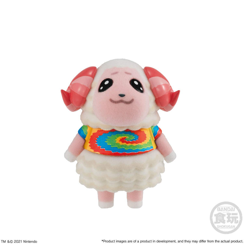 Bandai Shokugan - Animal Crossing: New Horizons Villager Flocked Doll Collection Figure 7pc Gift Set