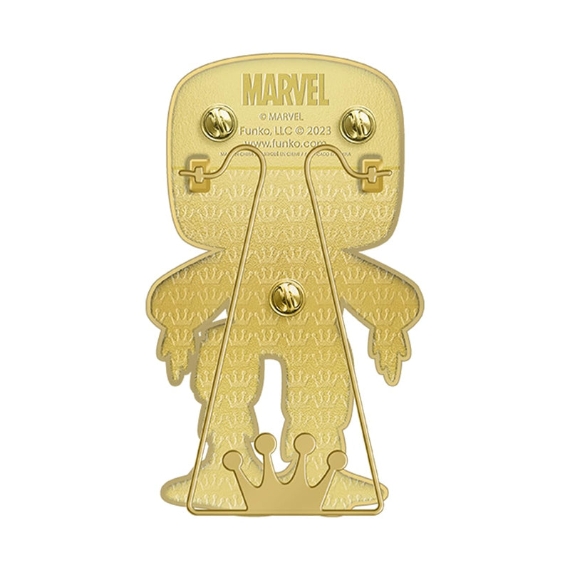 Loungefly POP! Large Enamel Pin MARVEL: GINGERBREAD - Iron Man - IRON MAN - Marvel Comics Enamel Pins - Cute Collectable Novelty Brooch - for Backpacks & Bags - Gift Idea - Comic Books Fans