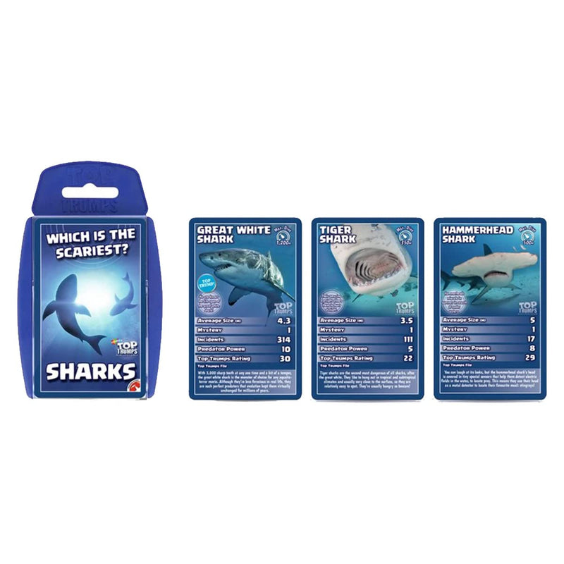 Top Trumps Sharks Card Game for 3 to 99 years