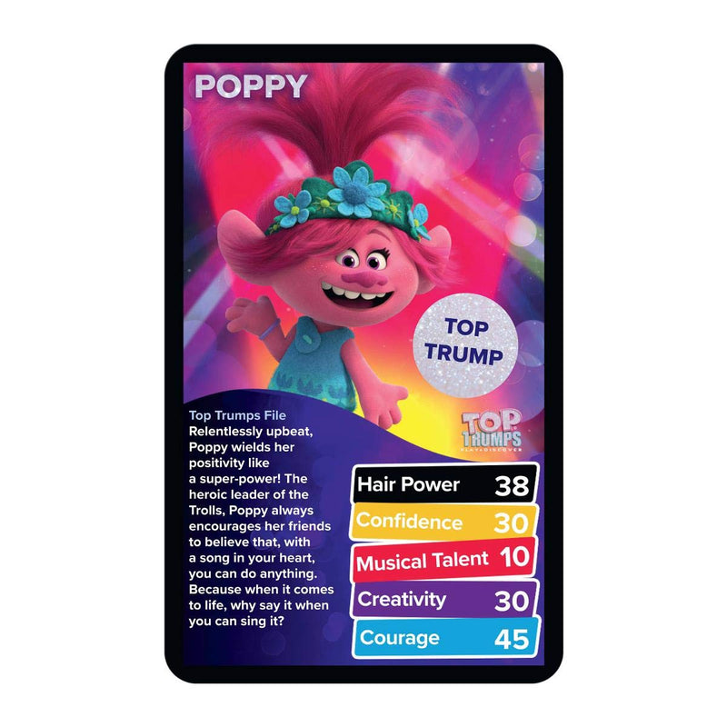 Trolls 2 Top Trumps Card Game