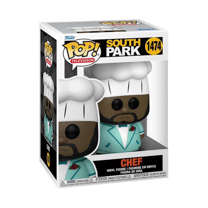 Funko Pop! TV: South Park - Chef In Suit - Collectable Vinyl Figure - Gift Idea - Official Merchandise - Toys for Kids & Adults - Cartoons Fans - Model Figure for Collectors and Display