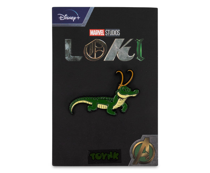 Marvel Studios Loki Alligator with Crown Collectible Enamel Pin