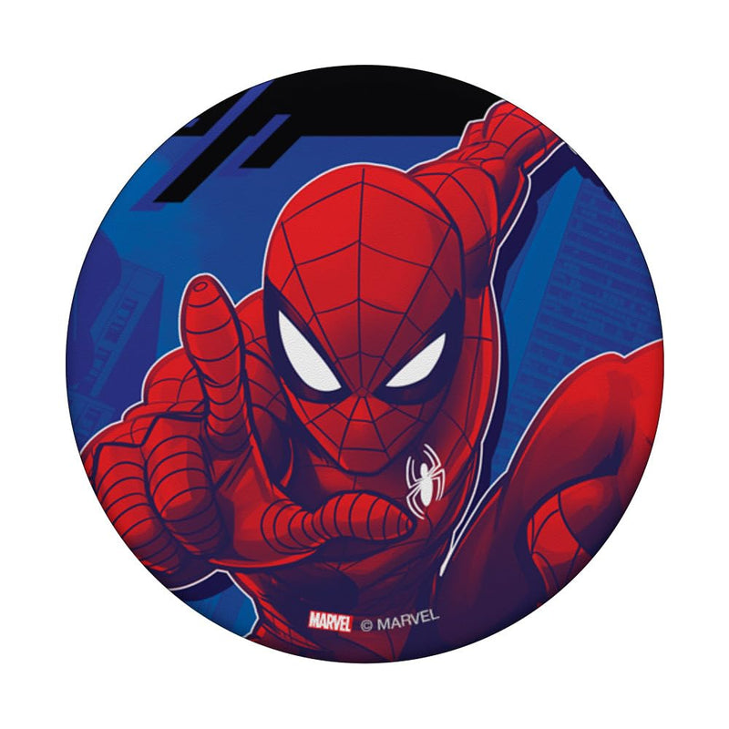 Marvel Spider-Man Leaping into Action All-Red PopSockets Swappable PopGrip