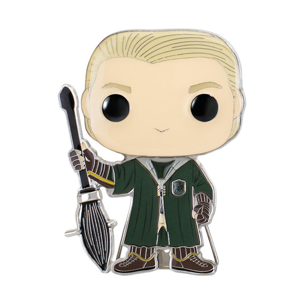 Funko Large Pop! Enamel Pin - Draco Malfoy- Harry Potter Enamel Pins - Cute Collectable Novelty Brooch - for Backpacks & Bags - Gift Idea - Official Merchandise