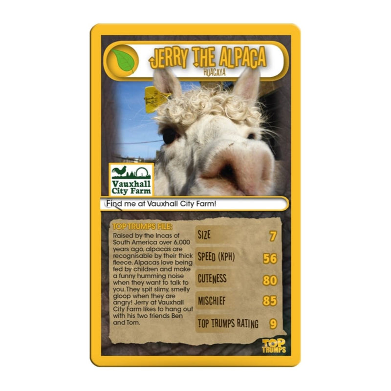 Awesome Animals Top Trumps Card Game