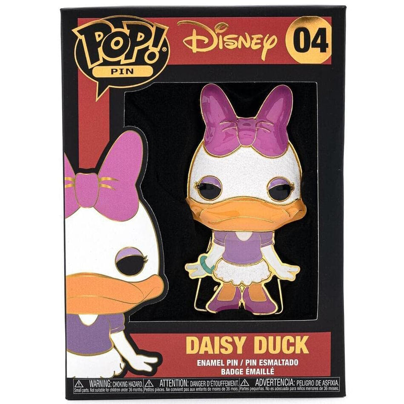 Funko - Pop Pin Disney Daisy 10cm Figures and Action Figures, Multicolor (135816), único, Not applicable 10 UK, Not a gemstone