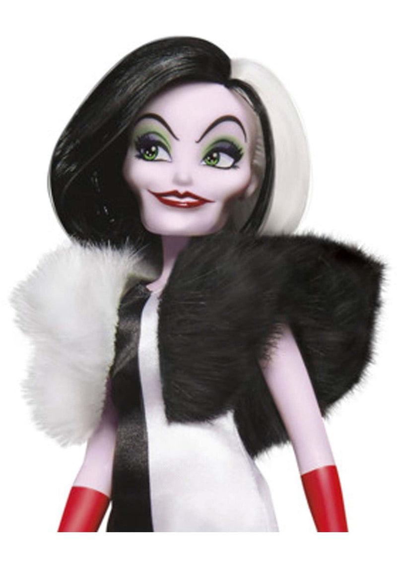 Disney Princess Disney Villains Cruella De Vil Fashion Doll, Accessories and Removable Clothes, Toy for Kids 5 Years Old and Up - Amazon Exclusive