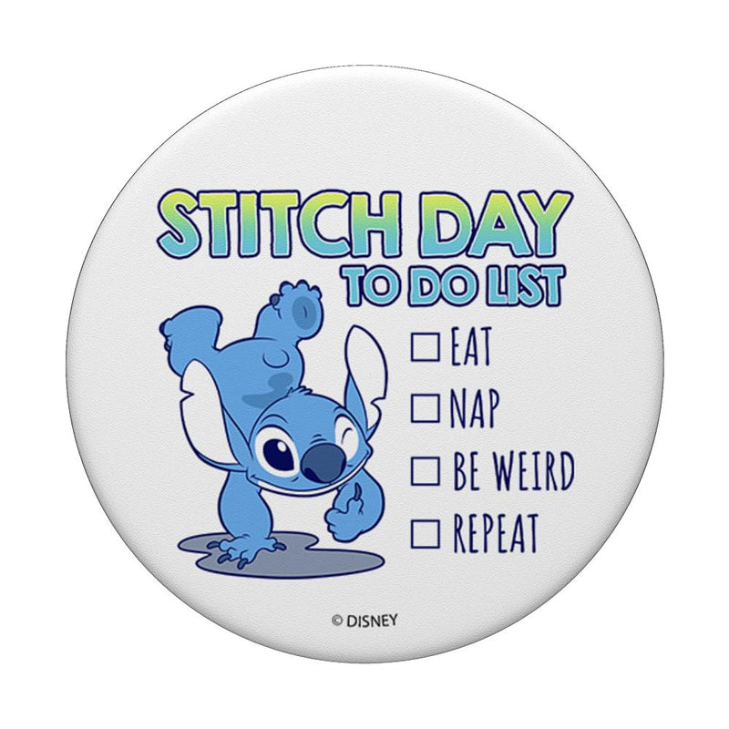 Disney Lilo & Stitch Stitch Day To Do List PopSockets Swappable PopGrip