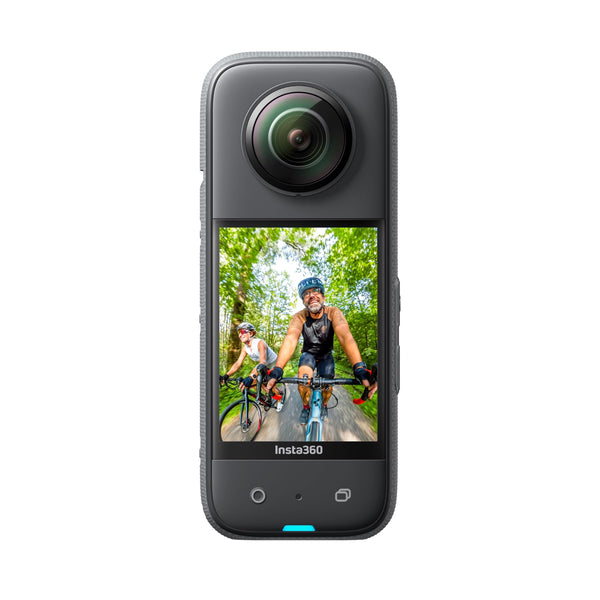 Insta360 X3 with Official Stickers - Waterproof 360° Action Camera with 1/2 Inch Sensor, 5.7K 360°, 72MP 360° Photos, 4K Single-Lens, 60fps Me Mode, Stabilization, 2.29" Touchscreen, AI Editing