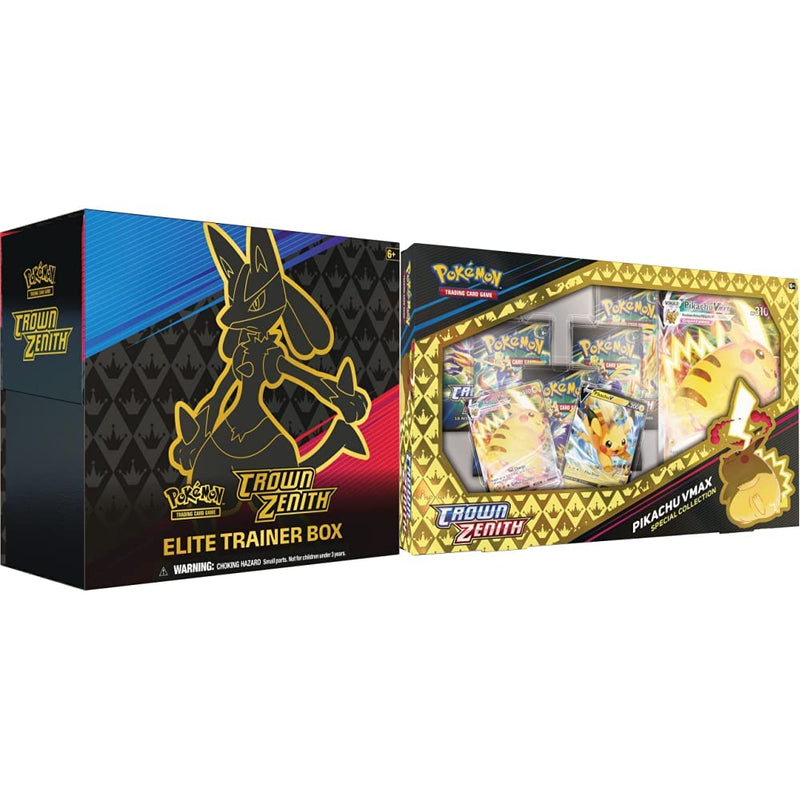 Pokémon TCG: Crown Zenith Elite Trainer Box & TCG: Crown Zenith Special Collection - Pikachu VMAX