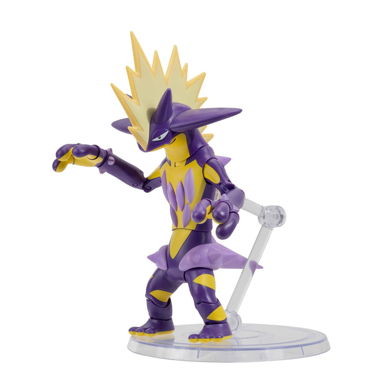 Pokémon Select Toxtricity (Amped) - 6-Inch Super-Articulated Figure with Over 15 Points of Articulation Select Series