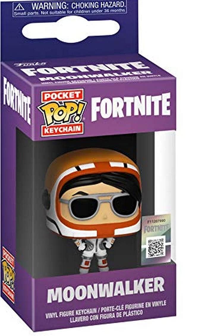 Funko Pocket POP! Keychain: Fortnite: Moonwalker - Collectable Vinyl Mini Figure Novelty Keyring - Stocking Filler - Gift Idea - Official Merchandise - Video Games Fans - Minifigure