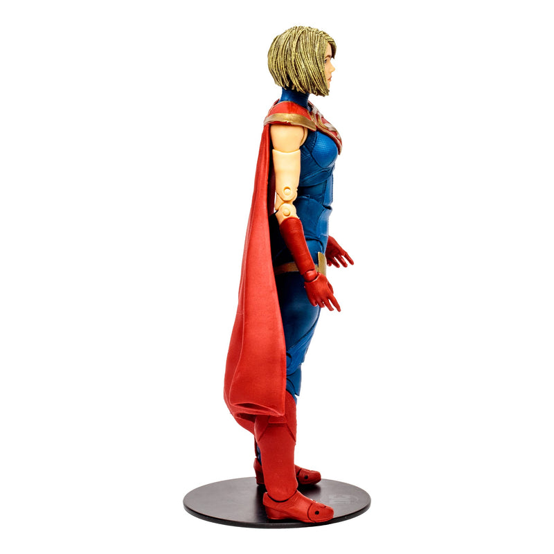 McFarlane Toys, DC Comic 7-inch Supergirl Action Figure with 22 Moving Parts, Collectible DC Injustice 2 Video Game Figure with Stand Base, Comic and Unique Collectible Character Card – Ages 12+