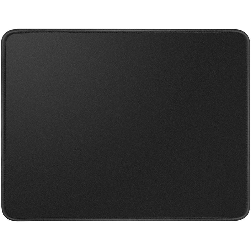 Kriture Mouse Pad with Stitched Edge, Non-Slip Rubber Base, Premium-Textured and Waterproof Mousepad for Computers, Laptop, Office & Home, 10.2x8.3inches, 3mm, Black