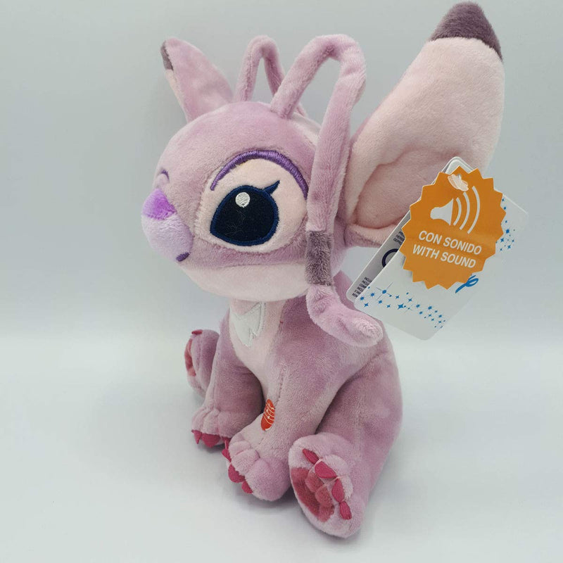 Disney Stitch Angel Soft Plush Toy with Sound 20cm