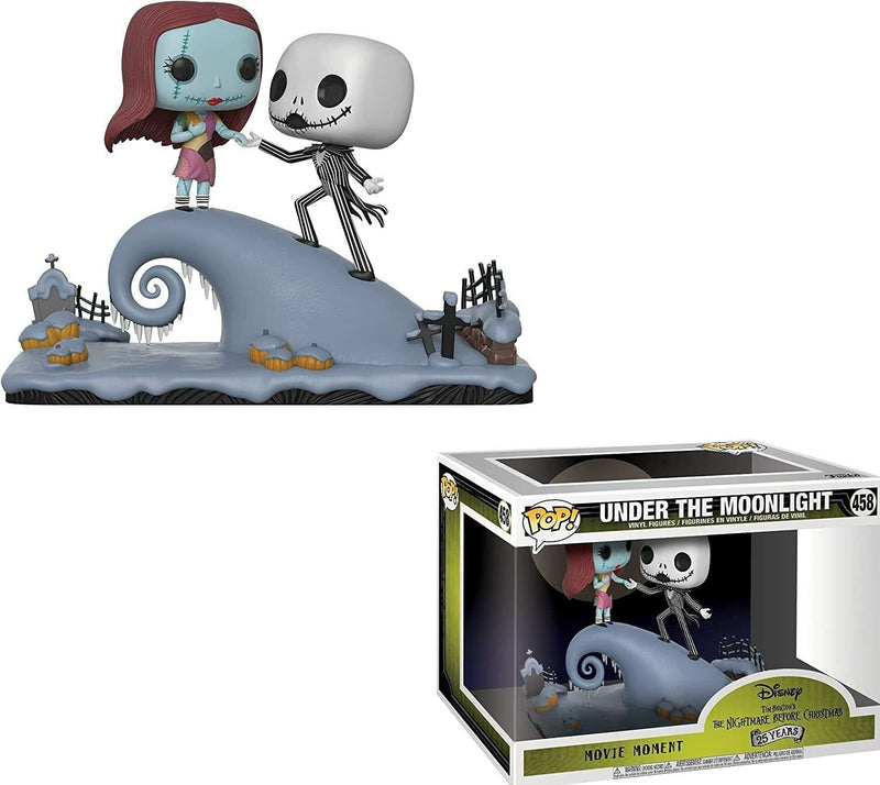 Funko Pop! Vinyl: Movie Moments: Disney: NBX: Jack Skellington and Sally on the Hill - Disney: the Nightmare Before Christmas - Collectable Vinyl Figure - Gift Idea - Official Merchandise