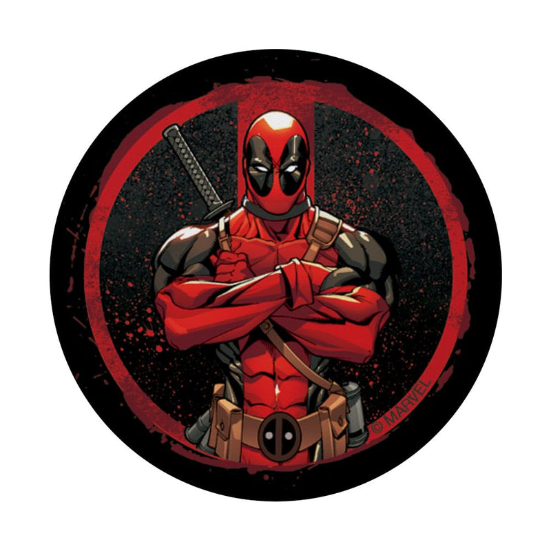 Marvel Deadpool Wade Wilson Icon PopSockets Swappable PopGrip