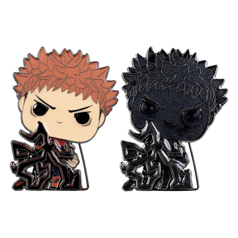 Loungefly POP! Large Enamel Pin ANIME: Jujutsu Kaisen - Yuji Itadori Chase GROUP SKU Enamel Pins - Cute Collectable Novelty Brooch - for Backpacks & Bags - Gift Idea - Official Merchandise