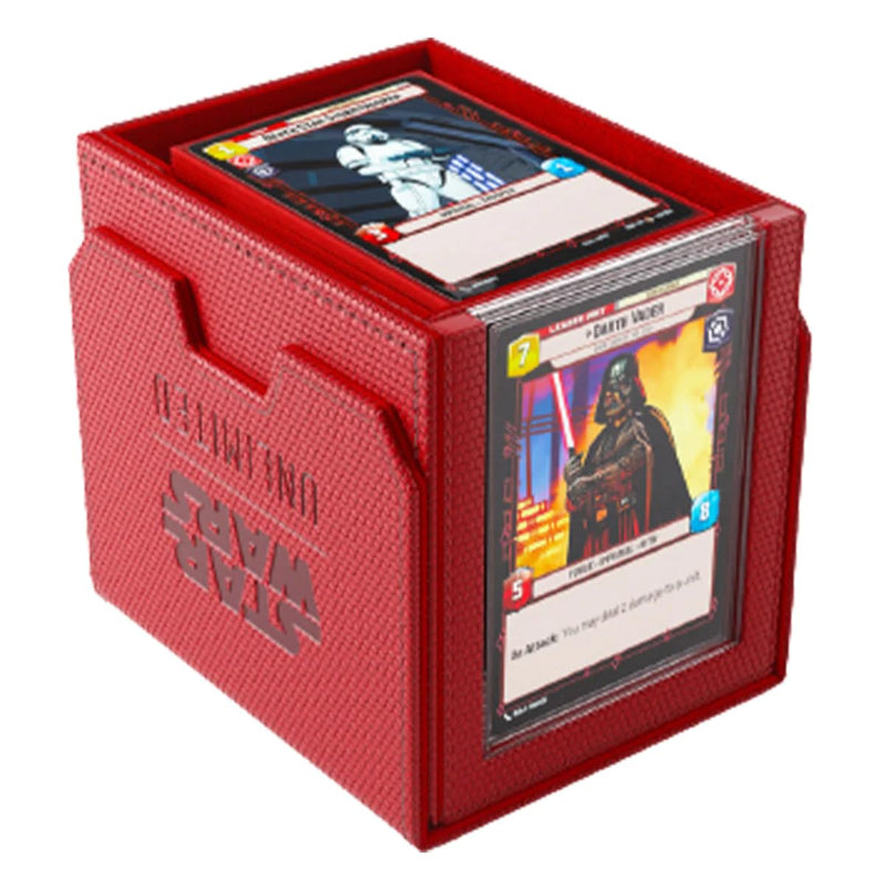 Gamegenic | Star Wars Unlimited Deck Pod - Red | Trading Card Accessory