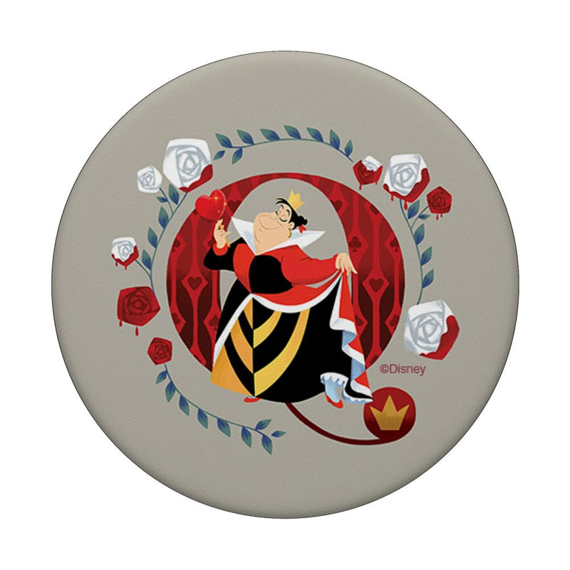 Disney Alphabet Monogram Letter Q for Queen of Hearts PopSockets Swappable PopGrip