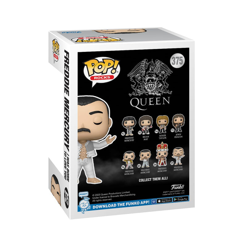 Funko POP! Rocks: Queen - Freddie Mercury - (I Was Born to Love You) - Collectable Vinyl Figure - Official Merchandise - Toys for Kids & Adults - Music Fans