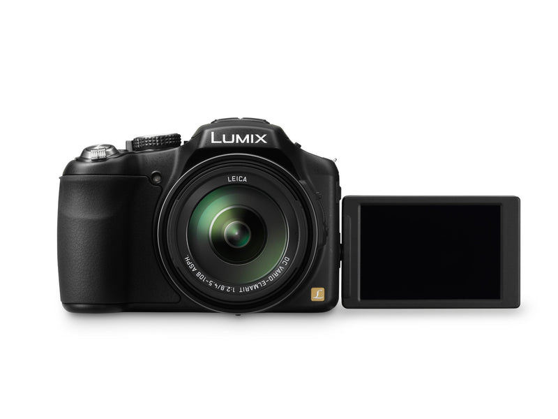 Panasonic Lumix FZ200 Bridge Camera - Black (12MP, 24x Optical Zoom) 3.0 inch LCD (Renewed)