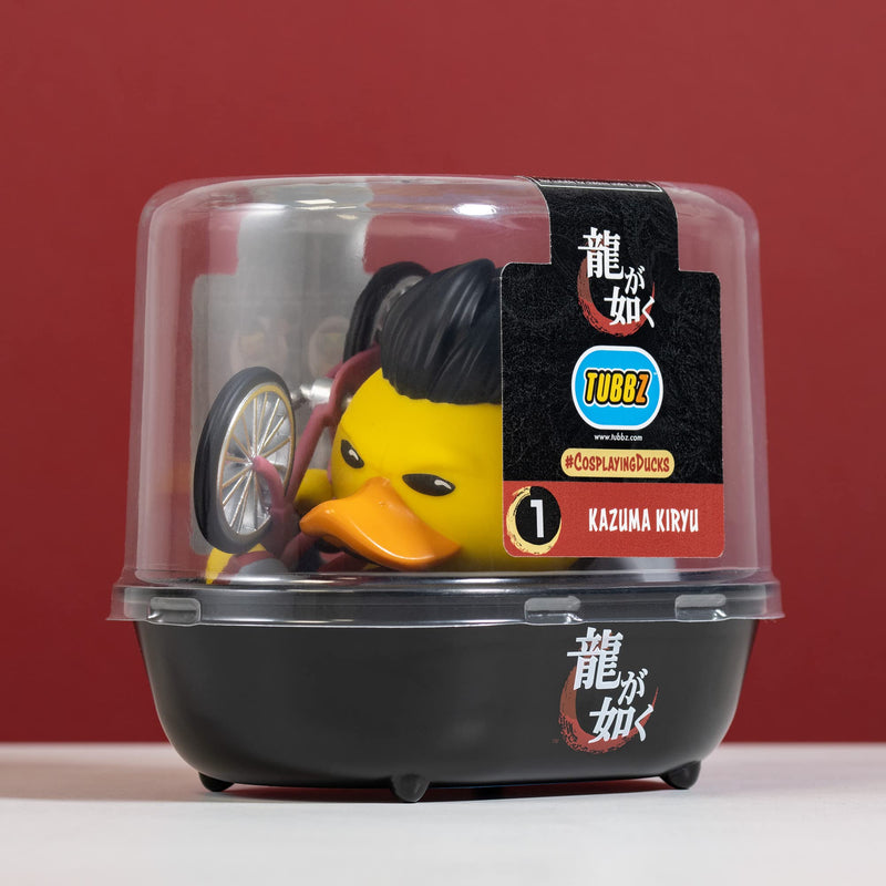 TUBBZ Kazuma Kiryu Collectible Vinyl Rubber Duck Figure – Official SEGA Yakuza Merchandise – Action PC & Video Games