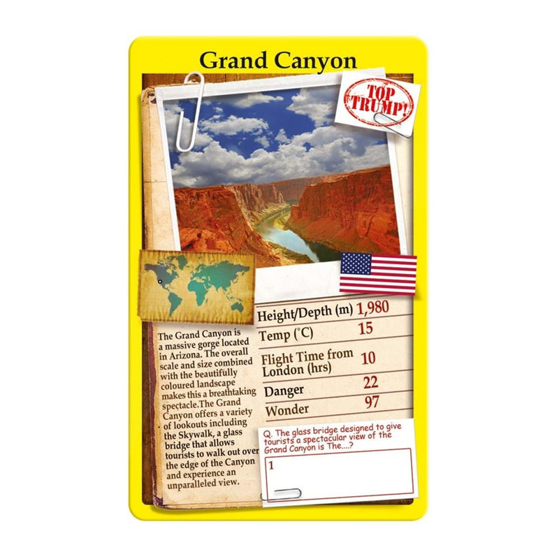 Top Trumps Wonders of the World Card Game